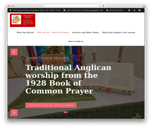 Devotion Pro WordPress theme - cca-nc.org