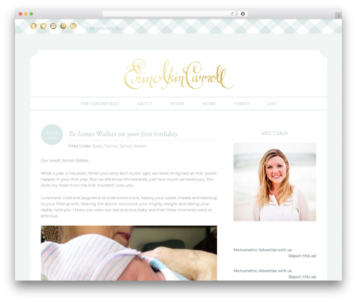 Slidedeck2 personal WordPress plugin - erinakincarroll.com
