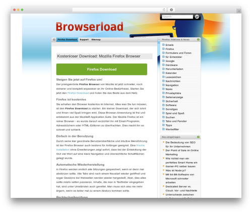 Theme WordPress iTheme - browserload.de