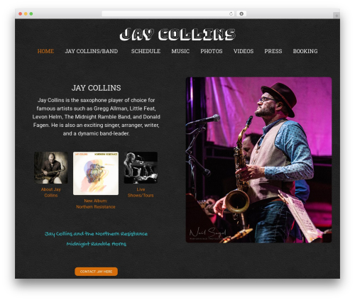 Theme WordPress Hello Elementor - jaycollinsband.com