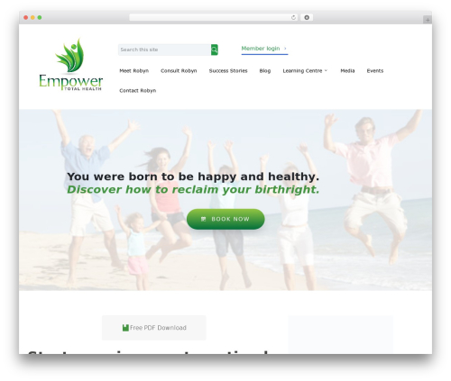 Theme WordPress ThemeBuilder Theme - empowertotalhealth.com.au
