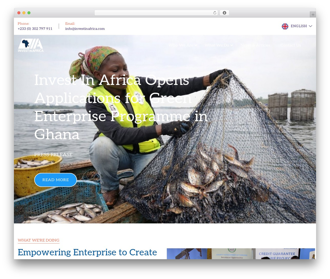 WordPress theme Alone - investinafrica.com WordPress theme Alone - investinafrica.com