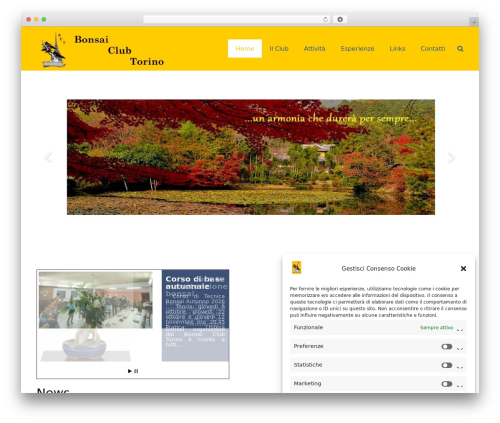Touchcarousel WordPress plugin - bonsaiclubtorino.it