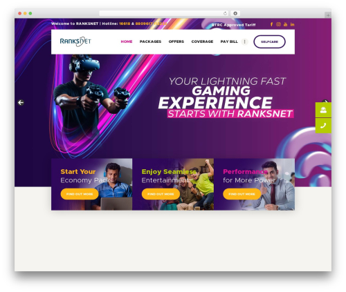 WordPress theme MaxiNet - ranksnetbd.com