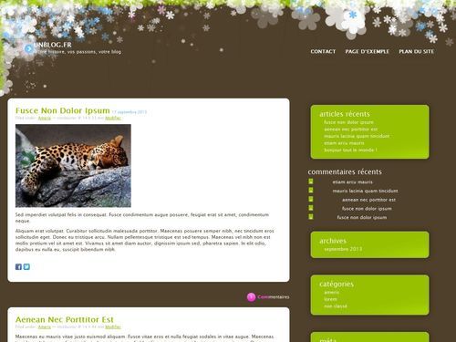 Arrondi theme WordPress by Ghyslain Armand
