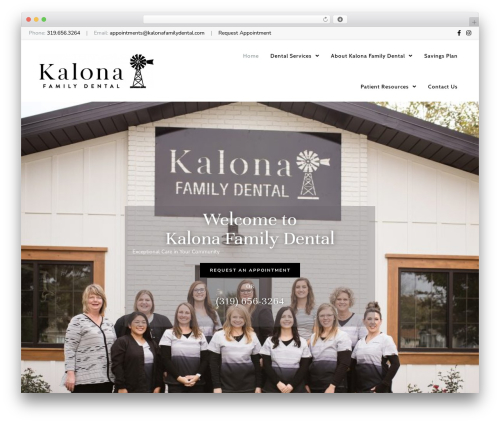 Beaver Builder Theme WordPress theme - kalonafamilydental.com