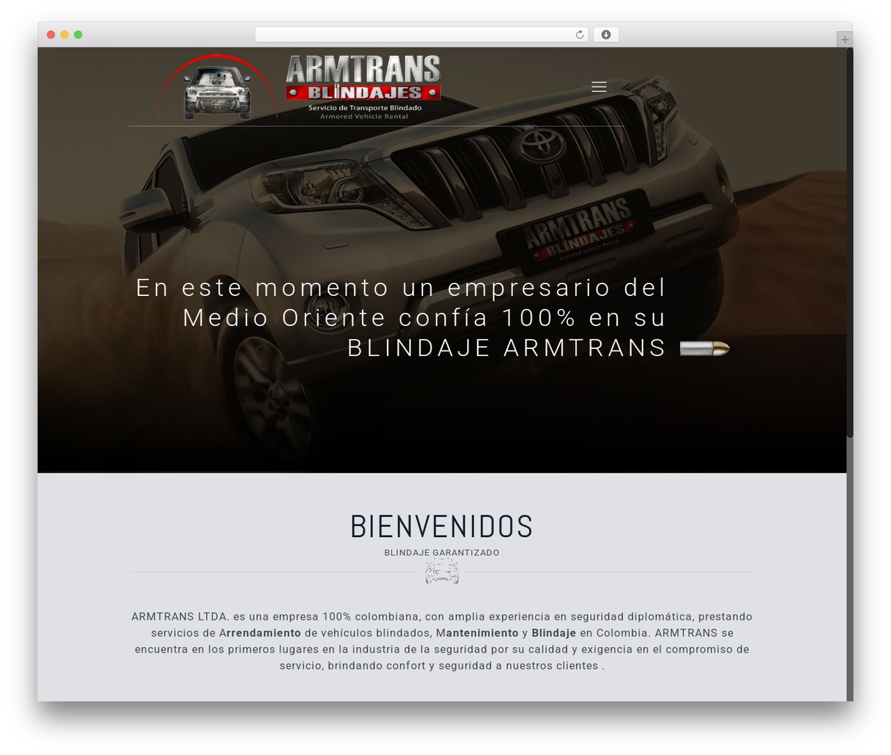 Betheme Child WordPress theme - armtransp.com