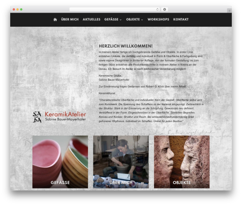 Divi WordPress theme - keramikatelier.at Divi WordPress theme - keramikatelier.at