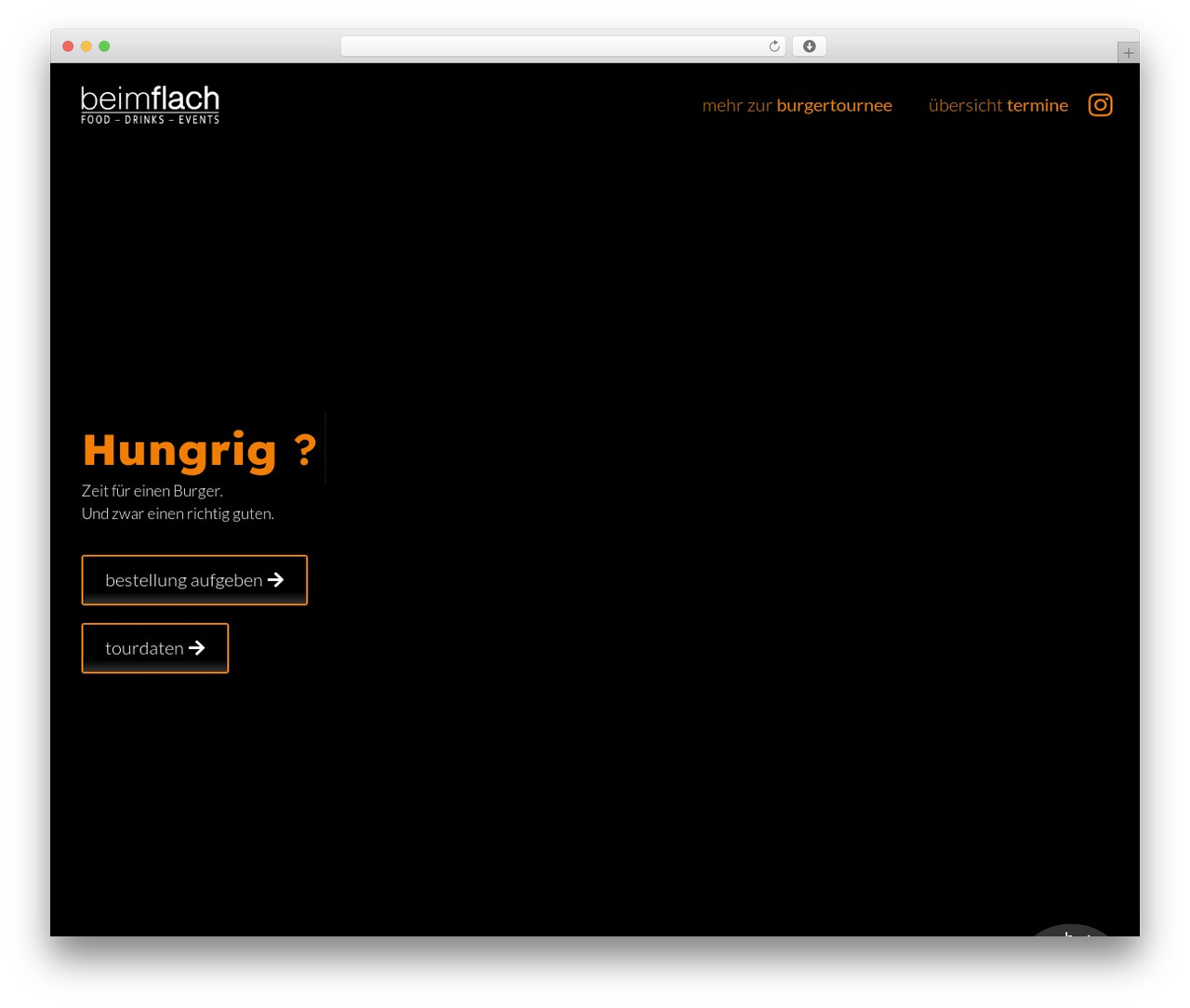 Burgertournee WordPress theme - burgertournee.de