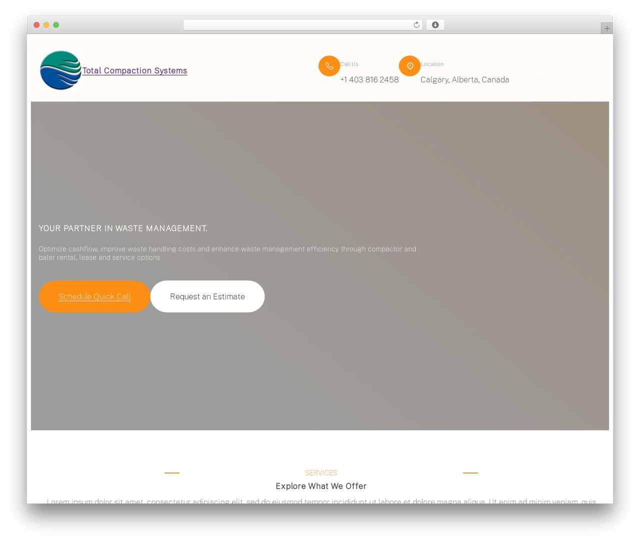 Mighty Builders WordPress theme - hughesenvironmentalservices.net