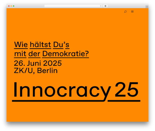 Theme WordPress booth - innocracy.org