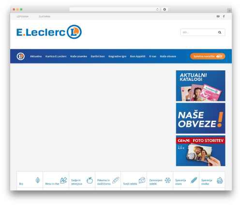 Theme WordPress E.Leclerc - e-leclerc.si