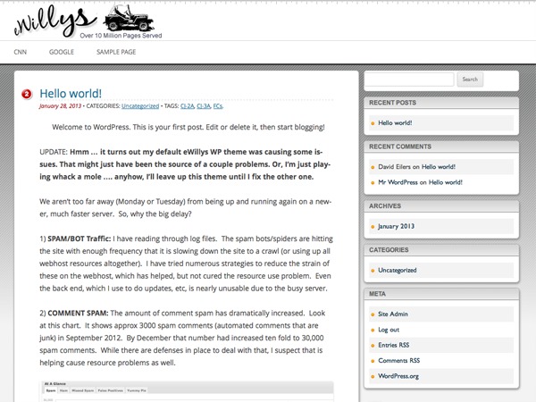 Theme WordPress eWillys