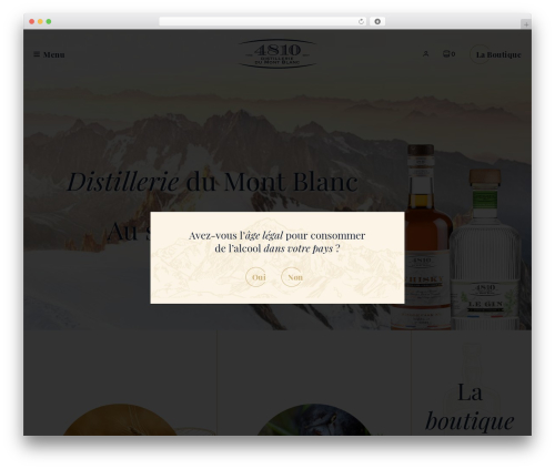 Theme WordPress Herewecom - distillerie-montblanc.com