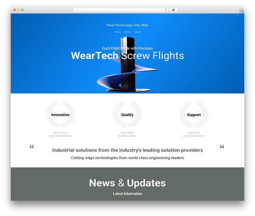 Theme WordPress Nimble - helixscrewtech.com