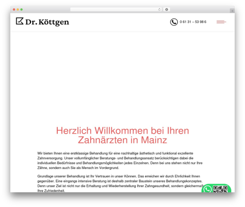 Theme WordPress The7 - drkoettgen.de