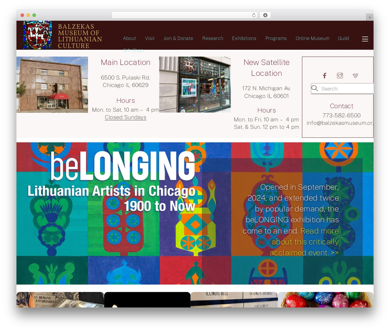 Themify Ultra WordPress theme - balzekasmuseum.org