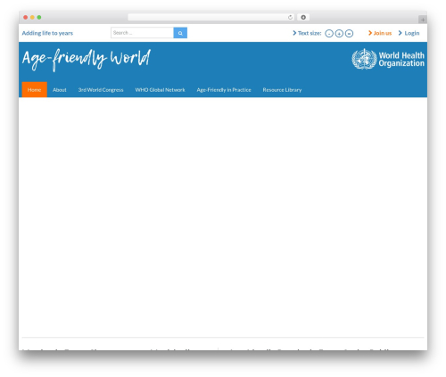 Easy Font Resize (easy-font-resize) free WordPress plugin - extranet.who.int/agefriendlyworld