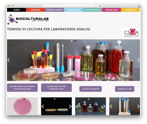 WordPress theme cherry - biocolturalab.com