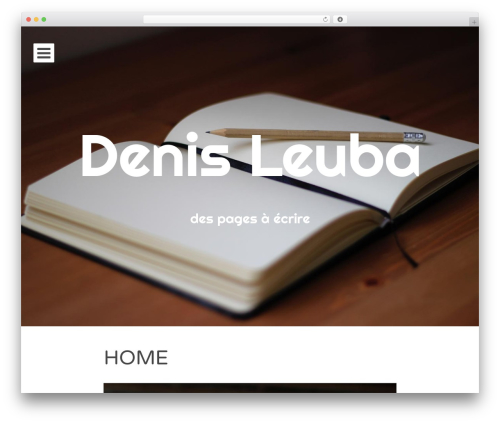 WordPress theme Eighties - denis-leuba.ch