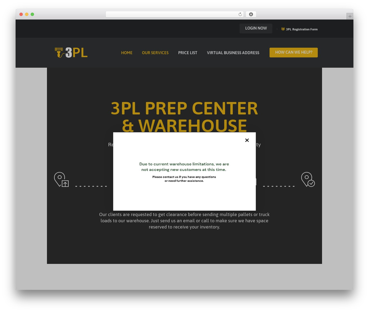 WordPress theme FreightCo - 3plprepcenter.com