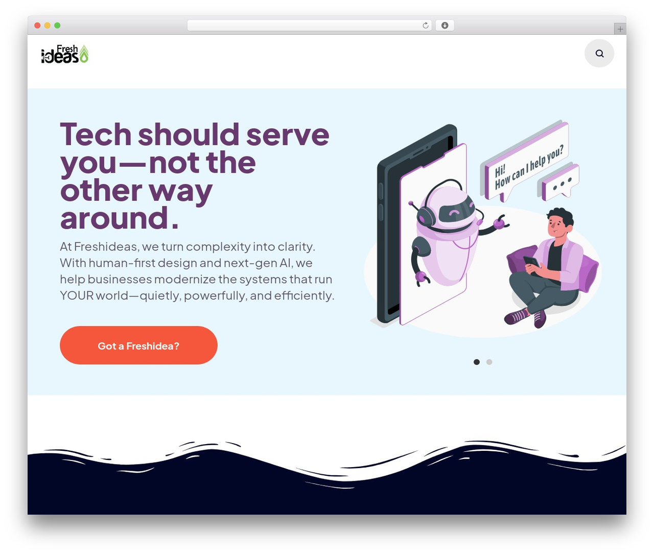 WordPress theme ITLab - freshideas.ai