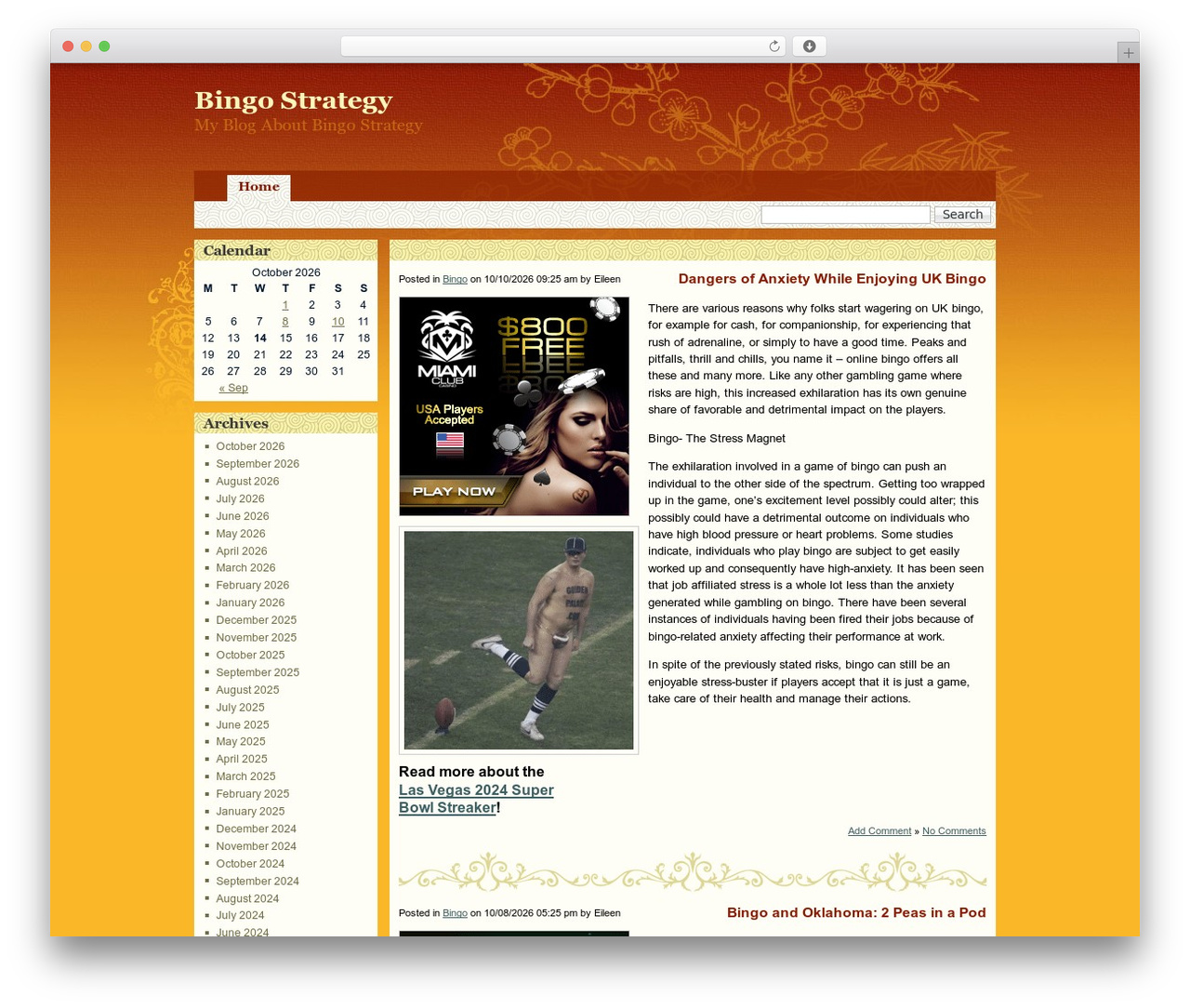 WordPress theme oriental - bingofordummies.com WordPress theme oriental - bingofordummies.com