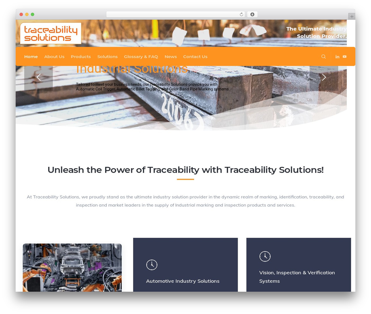 WordPress theme Scape - tracesol.co.za