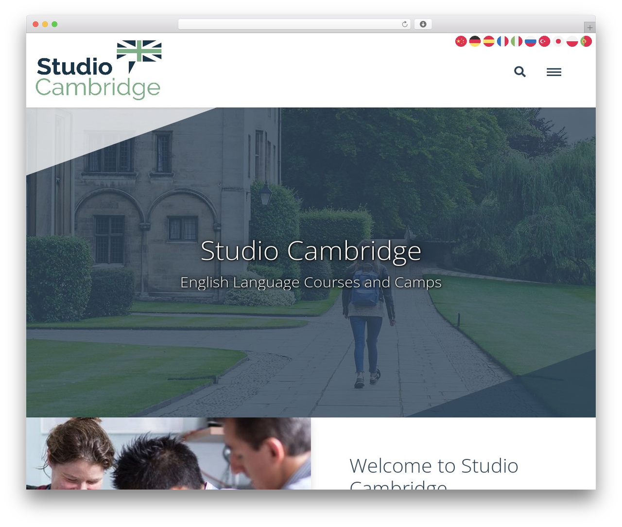 WordPress theme Studio Cambridge - studiocambridge.co.uk