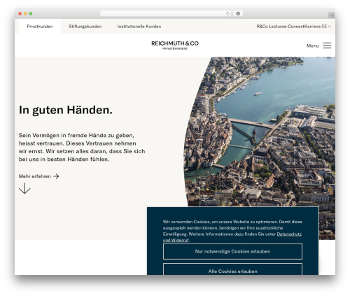 WordPress theme WebKinder Starter Theme - www.reichmuthco.ch