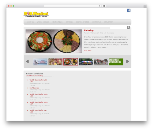 WP-Creativix WordPress theme - bandbmarketcloquet.com