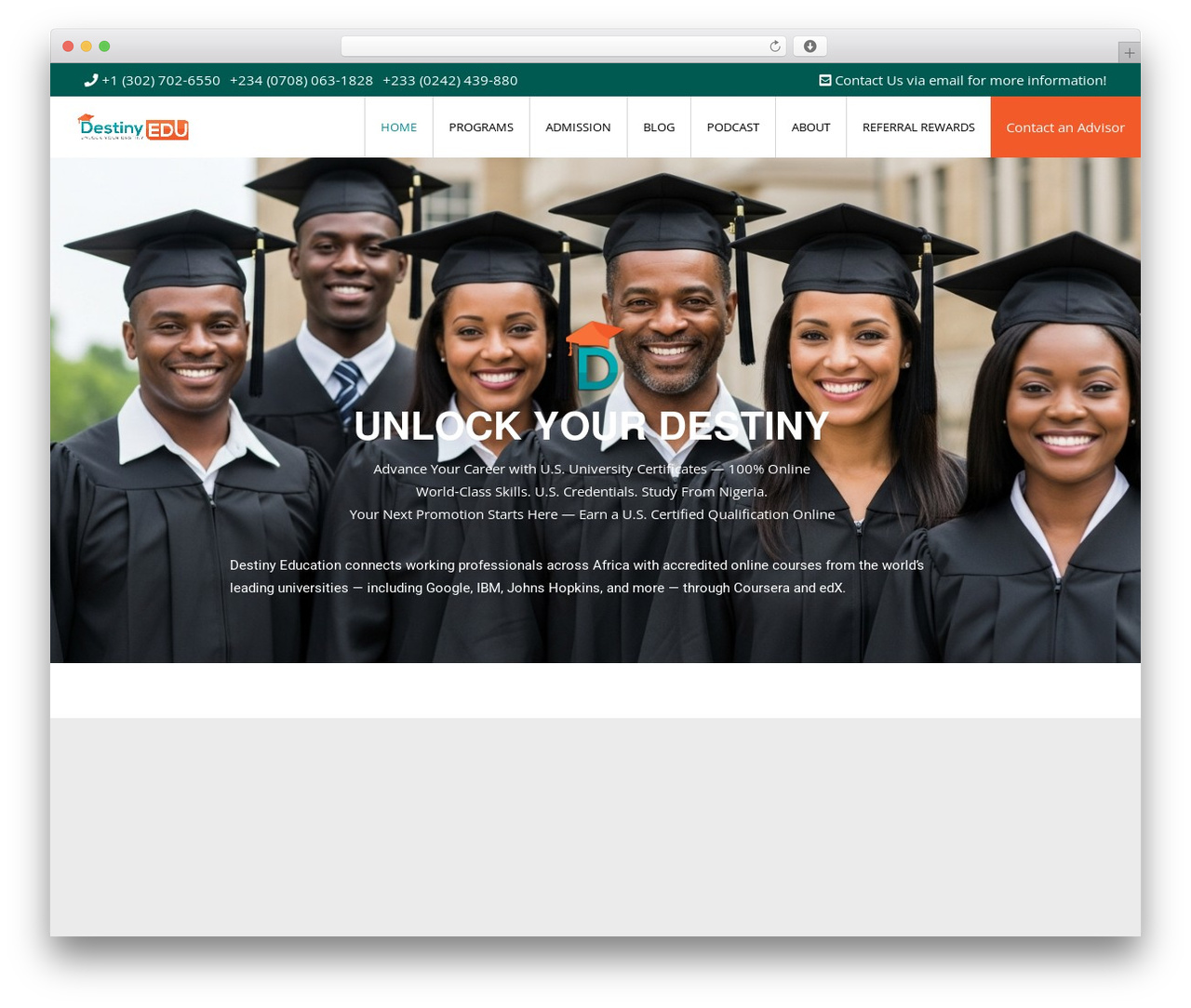WP theme Eikra - destinyedu.com.ng