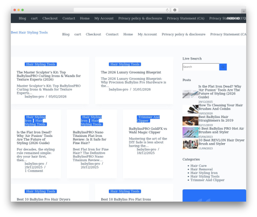 Woozone WordPress plugin - babyliss-pro.net