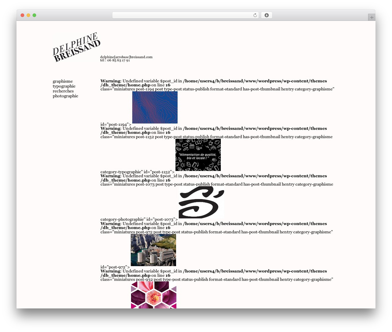 db_theme WordPress theme - breissand.com