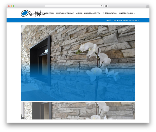 Divi WordPress theme design - oschwald.ch