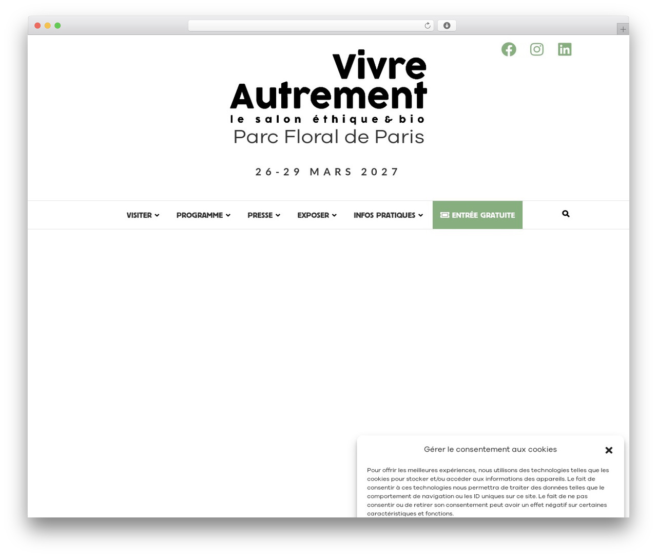 Edge WordPress theme - vivreautrement.com