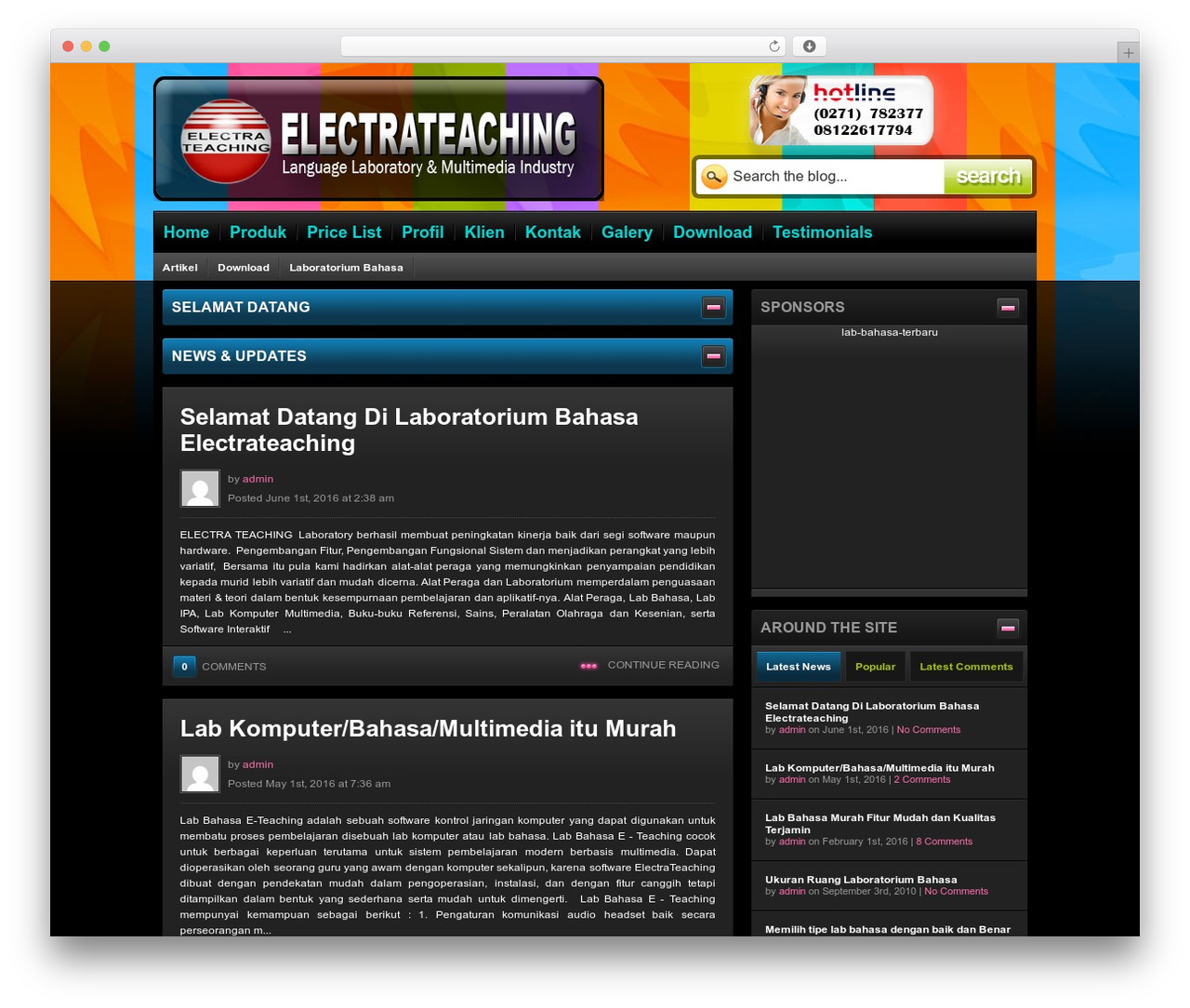 Elements WordPress theme - electrateaching.com Elements WordPress theme - electrateaching.com
