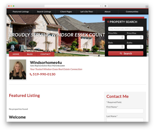 IXACT Framework WordPress theme design - windsorhomes4u.com
