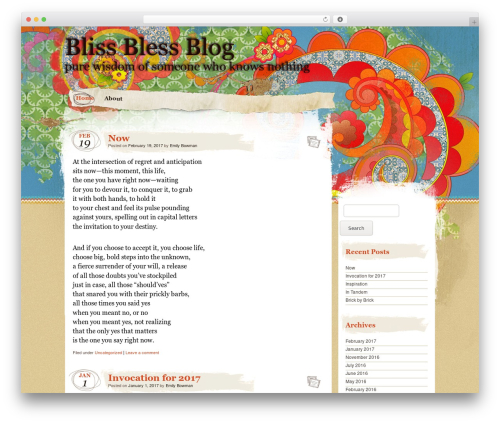 Matala WordPress theme - blissblessblog.com