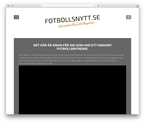 Melograno Lite theme WordPress - fotbollsnytt.se Melograno Lite theme WordPress - fotbollsnytt.se
