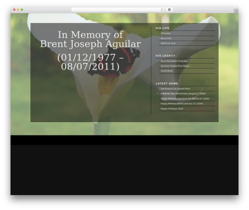 Modularity Lite top WordPress theme - brentaguilar.com