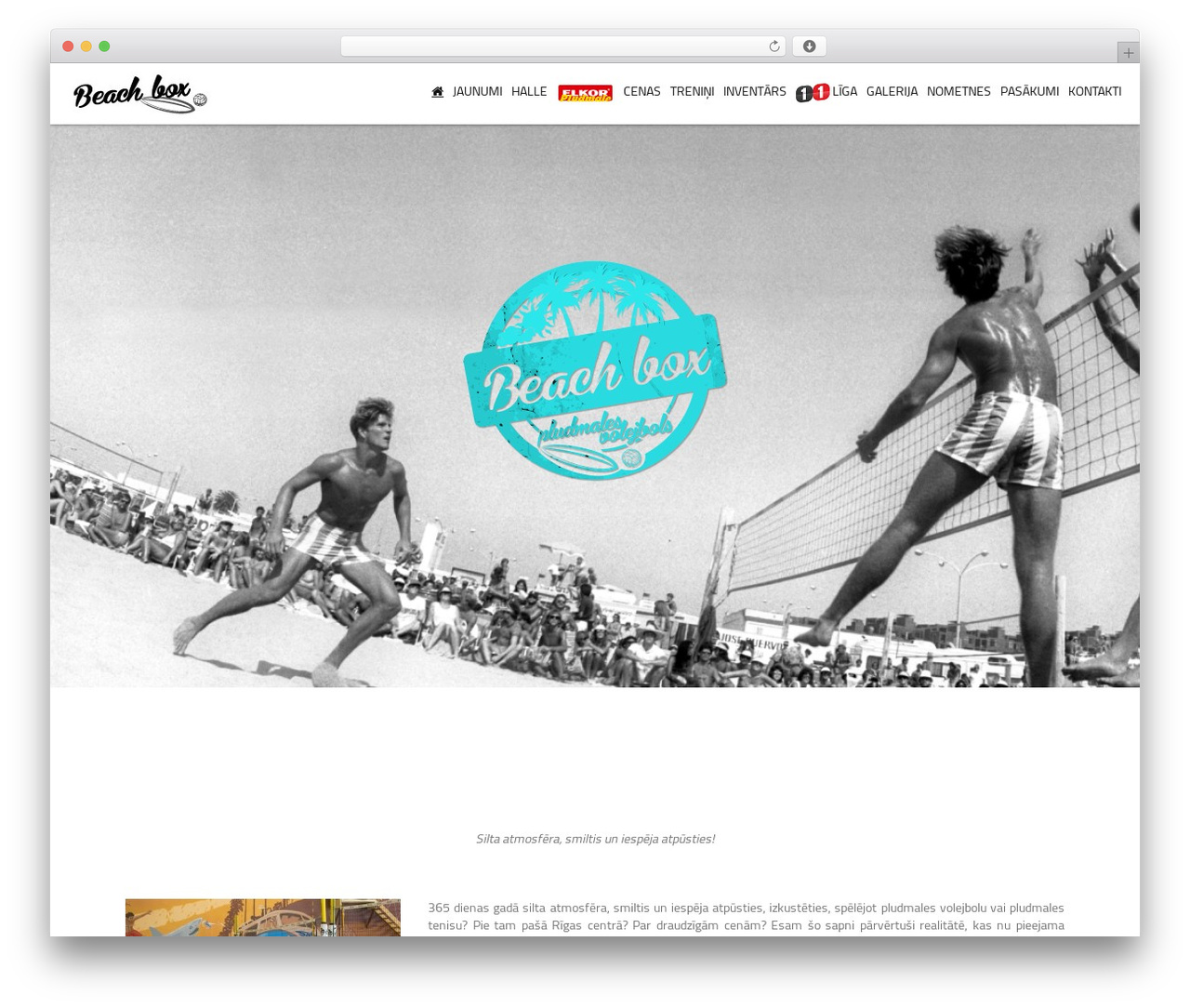 Pixelcraft WordPress theme - beachbox.lv