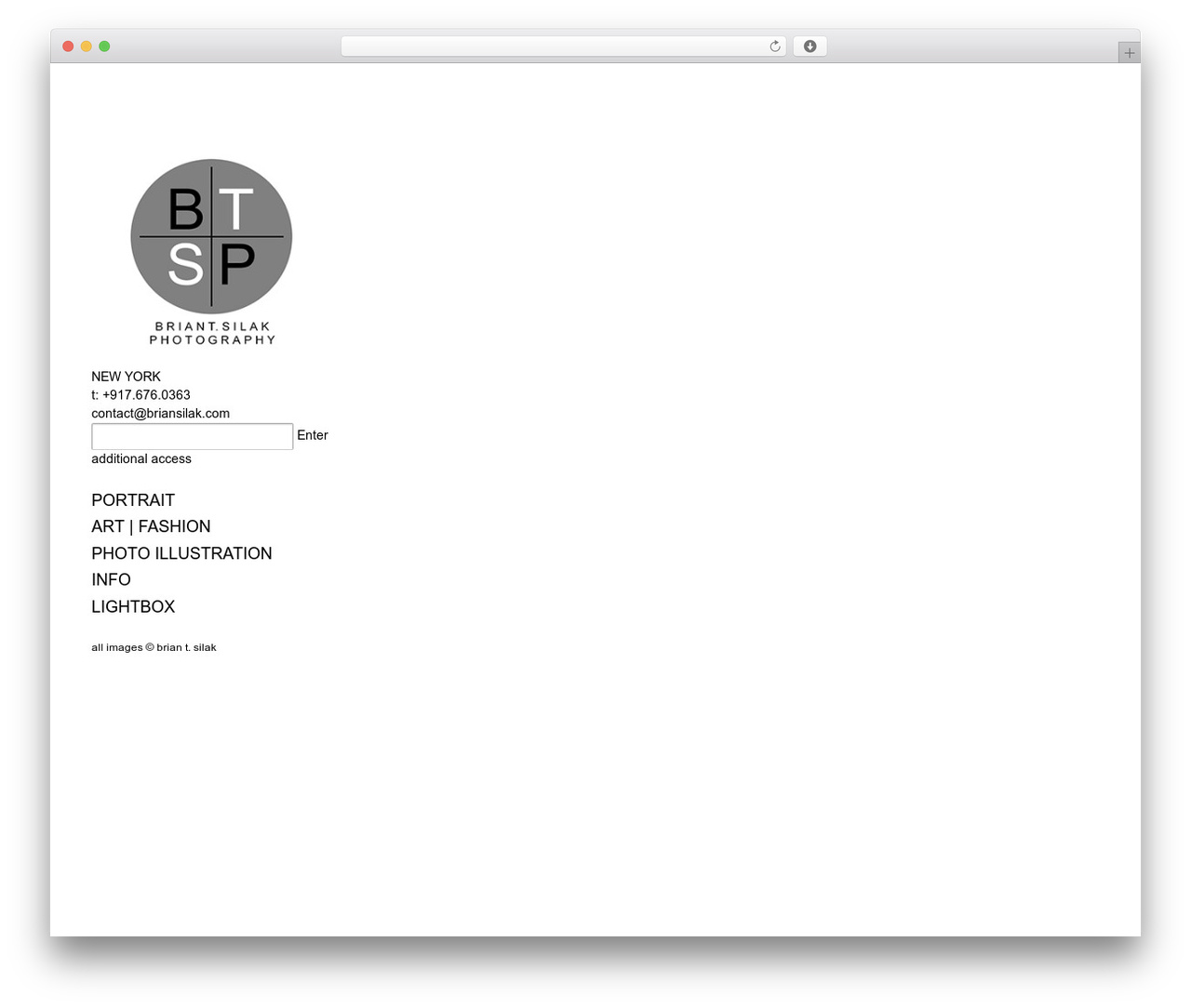 Responsive free WP theme - briansilak.com
