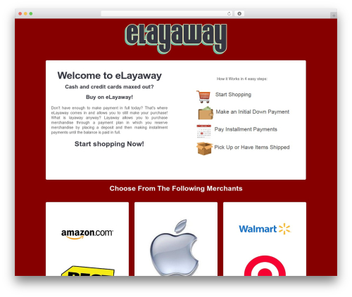 Responsive Pro WordPress page theme - elayaway.com