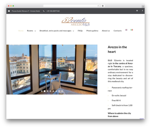 RoyBedAndBreakfast WordPress theme design - 52cento.it