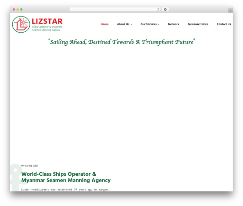 Source Code best WordPress theme - lizstarships.com