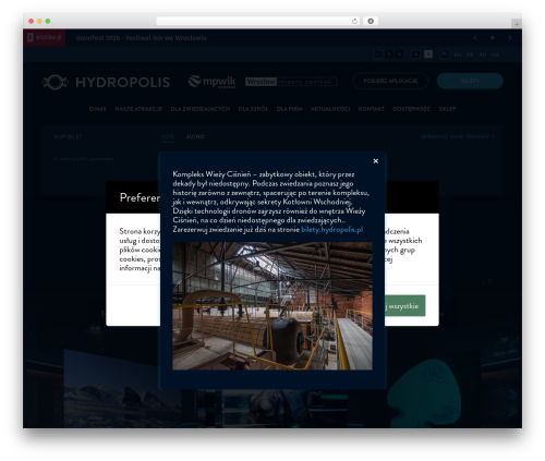 Theme WordPress Hydropolis - hydropolis.pl