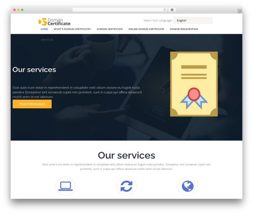 Theme WordPress SeoRocket - domaincertificate.net