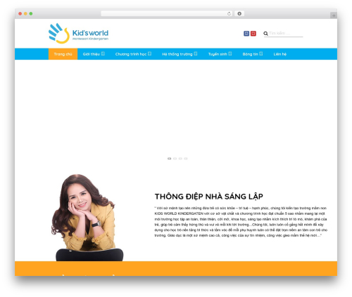 WordPress theme Web3B - mamnonthegioitretho.edu.vn