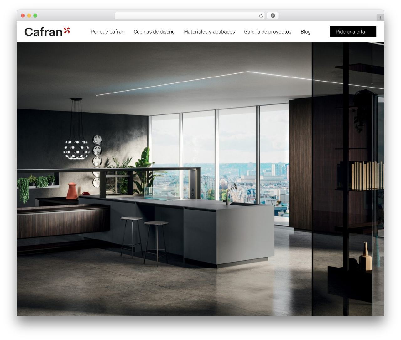 WordPress theme Cafran - cafrancocinas.com